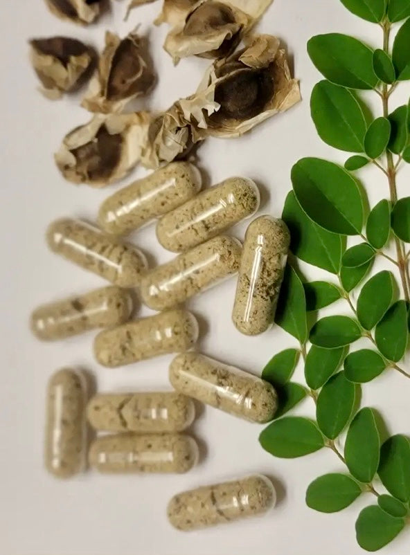 Moringa Whole Seed Powder Supplements | Vegan Non-GMO