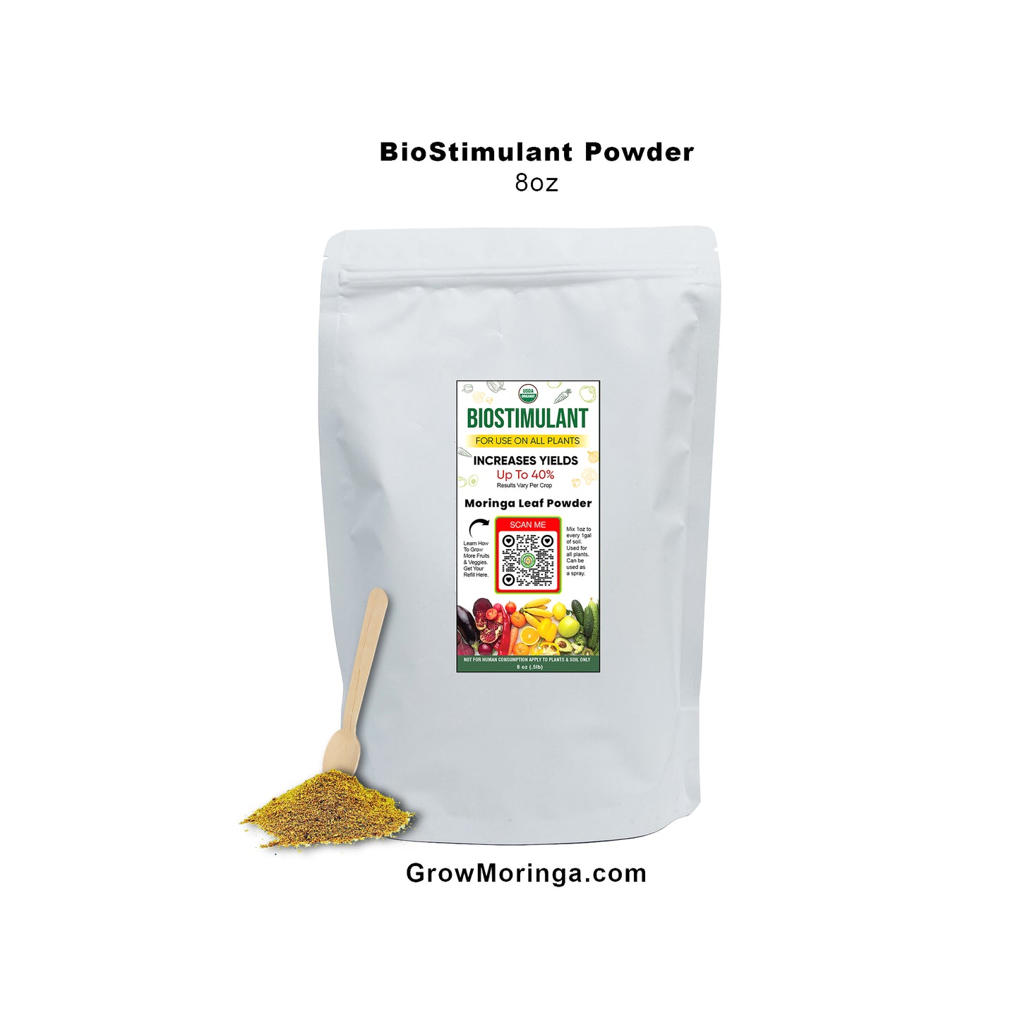 10 Moringa Trees + BioBox | Plant Food | Indoor & Outdoor Use | Increase Fruit & Veggie Yields