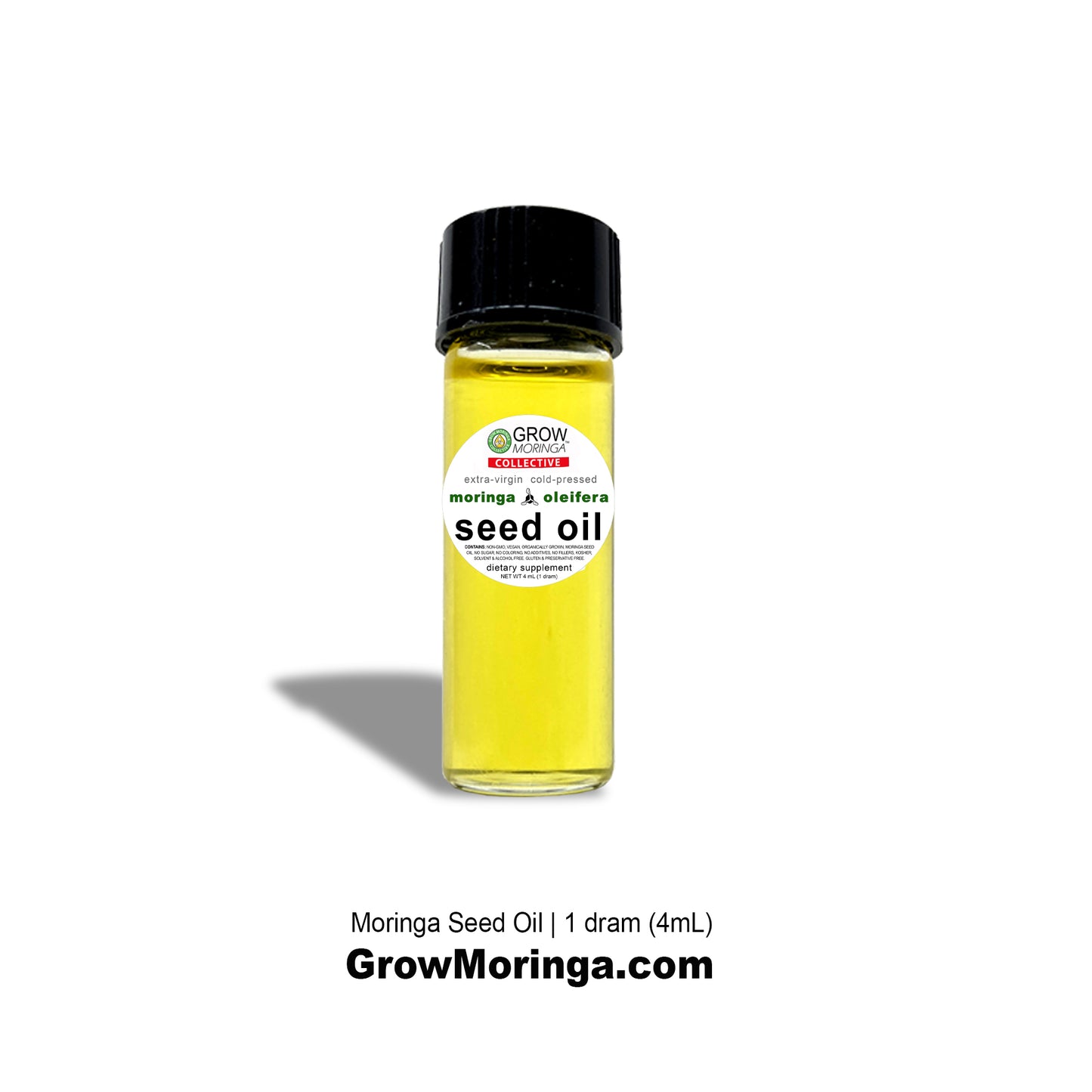 Moringa Seed Oil | Extra-Virgin Cold-Pressed Herbal Supplement