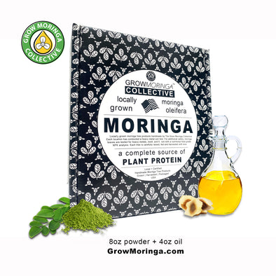 Moringa Powder + Oil Box