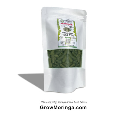 Moringa Animal Feed Pellets | USDA Certified Supplement | Nutritional Boost