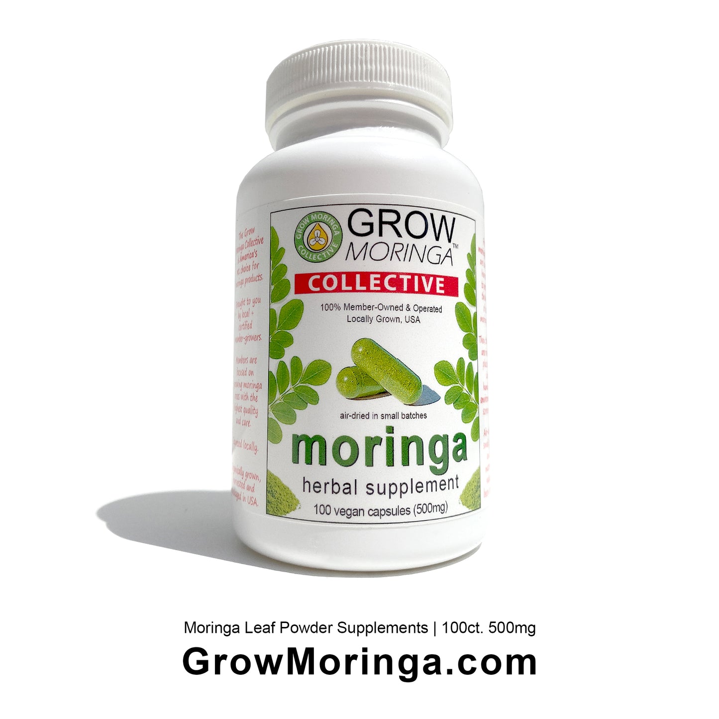 Moringa Leaf Powder Supplements USA | Vegan Non-GMO