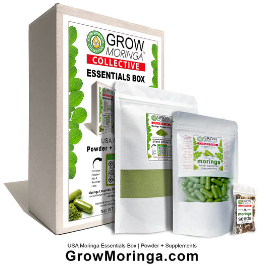 Moringa Essentials Box | Powder + Supplements