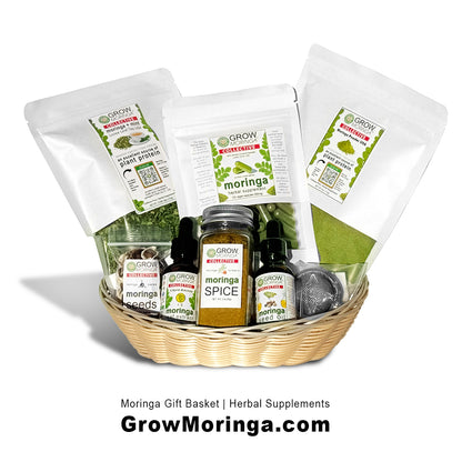 Moringa Gift Basket | Superfood Variety Pack | Herbal Supplements