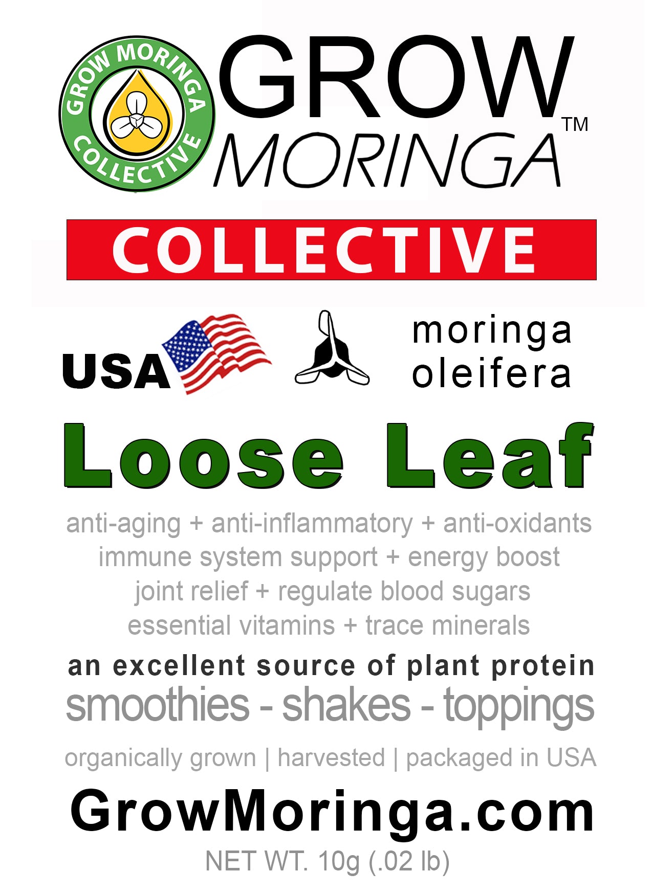 Moringa Loose Leaf USA