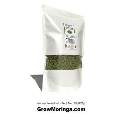 USA Moringa Loose Leaf | Superfood Herbal Supplement | Vegan Non-GMO