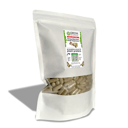 Moringa Whole Seed Powder Supplements | Vegan Non-GMO