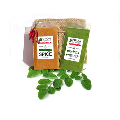 Sample Size Bag of Moringa Spice and Moringa Powder